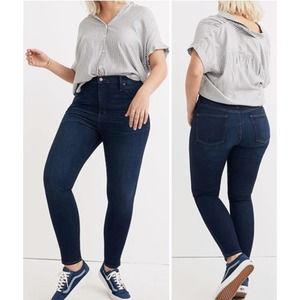 MADEWELL 10" High Rise Skinny Hayes Wash F4684 Stretch Jeans Women's‎ 37